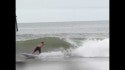 Baron Markley surfing his home break Surf City NC.