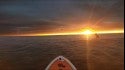 SURFING INTO THE DARKNESS! (SICKEST SUNSET EVER)