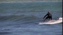 Jon Wegener Alaia surfing in Rhode Island